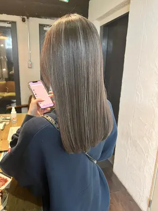 ロング カラー ヘアアレンジ ✨韓国/外国人風✨ 江原巧のヘアスタイル