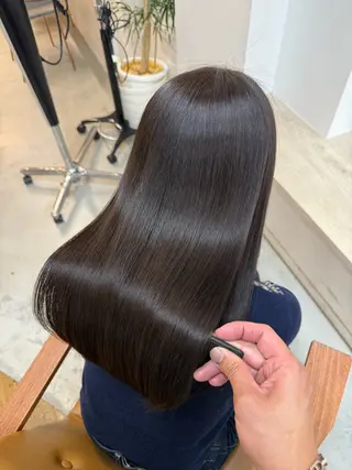 ロング カラー 吉田 裕太朗のヘアスタイル