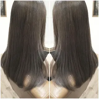 ロング カラー cherie所属・バレイヤージュ/ ハイライト/大内格のヘアスタイル