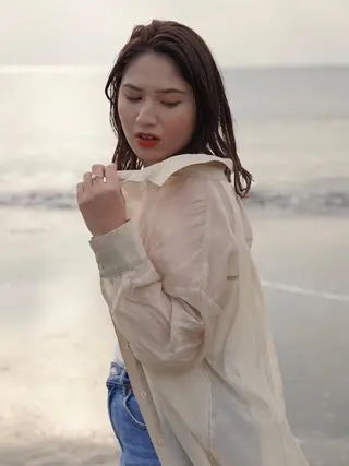 セミロング 柳下 涼のヘアスタイル