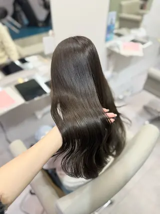 カラー YUZUKI艶カラー /似合わせ小顔カットのヘアスタイル