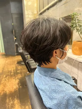 ショート パーマ ROBBY所属・松井美樹/似合わせ ガーリー・韓国のヘアスタイル