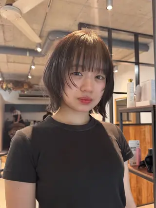 ミディアム カラー saki/Insta fleur_sakiのヘアスタイル