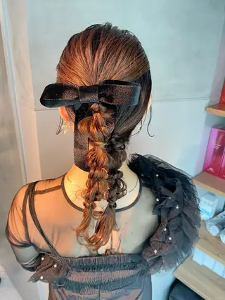 ヘアアレンジ charm《銀座》 ヘアセット/縮毛矯正のヘアスタイル