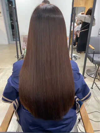 ロング 阿部 史奈のヘアスタイル