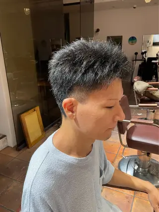 メンズ MOEKA🌺レディ ースカットモデルのヘアスタイル