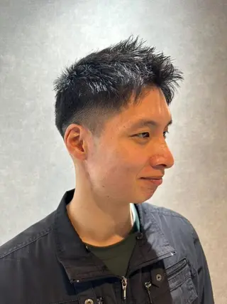 ショート メンズ 大江 聖のヘアスタイル