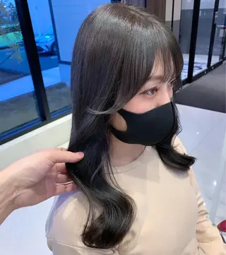 セミロング カラー 古畑 佑悟のヘアスタイル