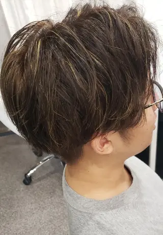 メンズ カラー 黒田 かな子のヘアスタイル