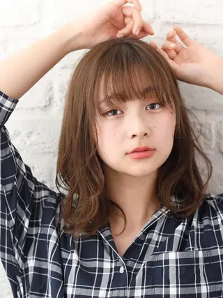 ミディアム 吉祥寺 似合 わせcut/kanaのヘアスタイル