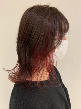 カラー ECLAT HAIR　星弥那のヘアスタイル
