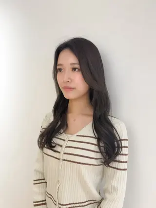 ロング カラー えんどう みほのヘアスタイル