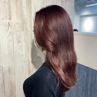 ロング 安永 萌花のヘアスタイル