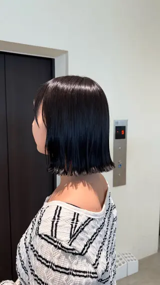 ミディアム 艶カラー/ 似合わせカット/といのヘアスタイル