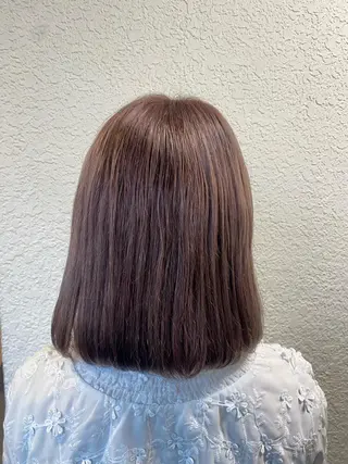 ミディアム カラー 福原 未来のヘアスタイル