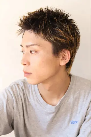 メンズ 毛流れフェザー スタイル🔹竹内凌のヘアスタイル