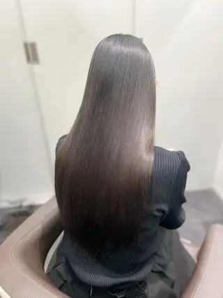 ロング カラー パーマ ヘアアレンジ 縮毛矯正/艶カラー /美髪/ﾒｸﾞﾐのヘアスタイル