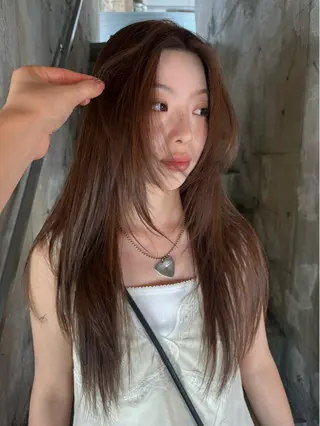 セミロング カラー misa___boo MISAのヘアスタイル
