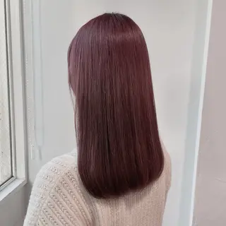 セミロング 盛れる暖色🎀ガーリ ーヘア🎀きっかのヘアスタイル