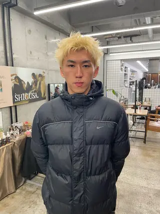 ショート カラー メンズ men's 特化 ✨ソウタのヘアスタイル