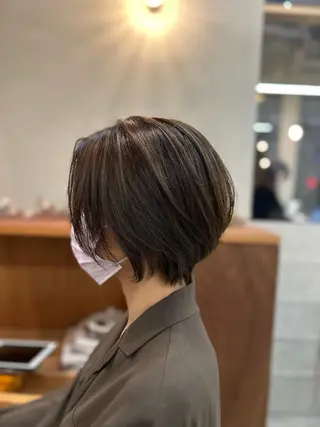 ショート 名古屋/伏見/花屋 併設/不破新のヘアスタイル