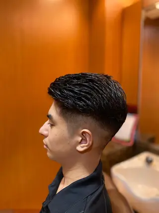 ショート メンズ HAIR MODE KIKUCHI銀座店所属・たけ しまのヘアスタイル