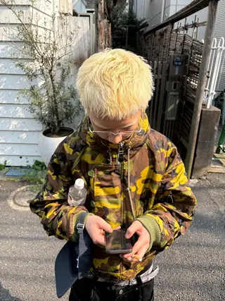 ショート カラー メンズ 村田 りょうやのヘアスタイル