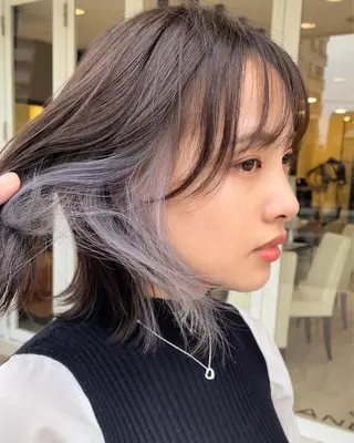 ミディアム 武田 清久のヘアスタイル