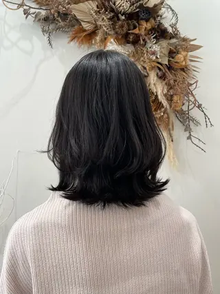 ミディアム ヘアアレンジ ゴトウ  アヤ bisou hairのヘアスタイル