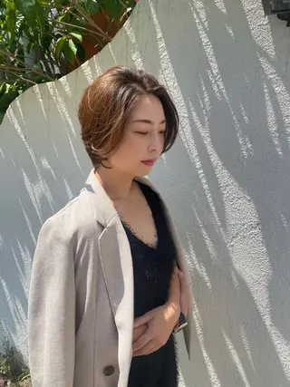 ショート ase.糸島店所属・UEDA AYAのヘアスタイル