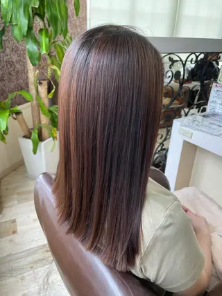 ロング Crén by marie 真嘉比店所属・東恩納 誠のヘアスタイル