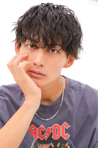 ショート パーマ メンズ warme所属・メンズパーマ メンズ特化ryoのヘアスタイル