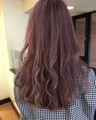 ロング カラー 萌花　moeka /韓国/レイヤーのヘアスタイル