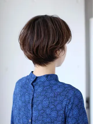 ショート 【白髪ぼかし】 愛甲竜佑のヘアスタイル