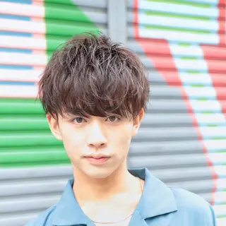 パーマ メンズ カラー PERCUT 天王寺店所属・上向井 真志【メンズ美容師】のヘアスタイル
