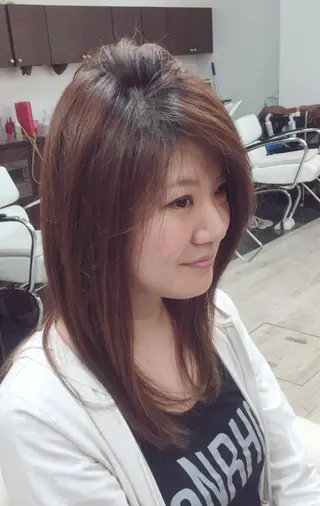 ショート ミディアム セミロング ロング カラー パーマ ヘアアレンジ メンズ キッズ ネイル まつエク Leyシェアサロン所属・Ken ドライカット ✂️水素ケアのヘアスタイル