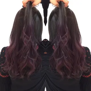 セミロング カラー 髪質改善特化サロン ICONIQ天神店のヘアスタイル