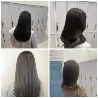 セミロング カラー パーマ ヘアアレンジ 🫧美髪矯正/ 髪質改善/藤平健太のヘアスタイル