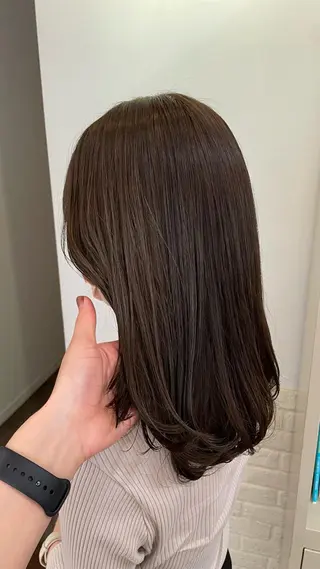 セミロング カラー MAKE'S所属・石坂 暢大のヘアスタイル