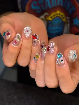 ネイル nail salon supe_所属・supe_ 八幡🐺*❅·̩͙のネイルデザイン