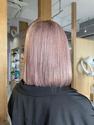 ミディアム カラー miloc那覇 MIKUのヘアスタイル