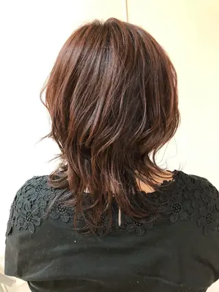 ミディアム カラー ✨楠木 愛理✨のヘアスタイル
