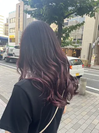 カラー 福永 ちひろのヘアスタイル
