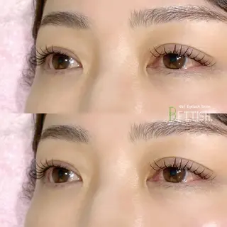 マツエク・マツパ BETTISH🩵 SERIのマツエク・マツパデザイン