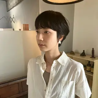 ショート パーマ room3小出 奈央子のヘアスタイル