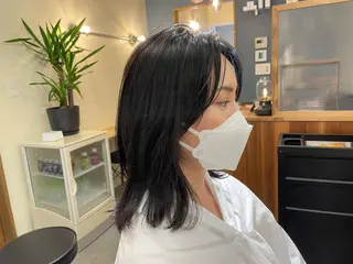 セミロング パーマ シェールピエール所属・Laf かおりのマツエク・マツパデザイン