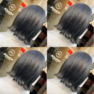 ミディアム カラー ヘアアレンジ 🦋韓国ヘア 坂本 菜摘🦋のヘアスタイル