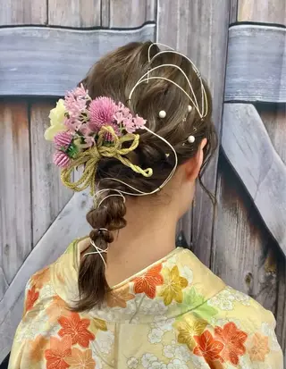 ヘアアレンジ a moのヘアスタイル