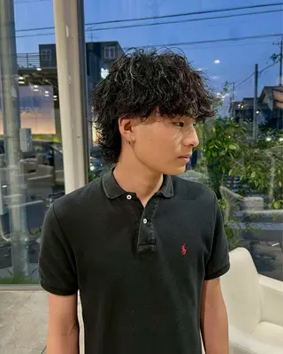 パーマ メンズ メンズパーマ🔥 似合わせカット渡邊のヘアスタイル