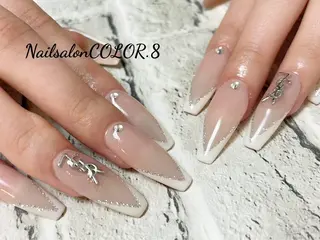 ロング ネイル ネイルサロンカラーエイト所属・color.8 AYAのネイルデザイン